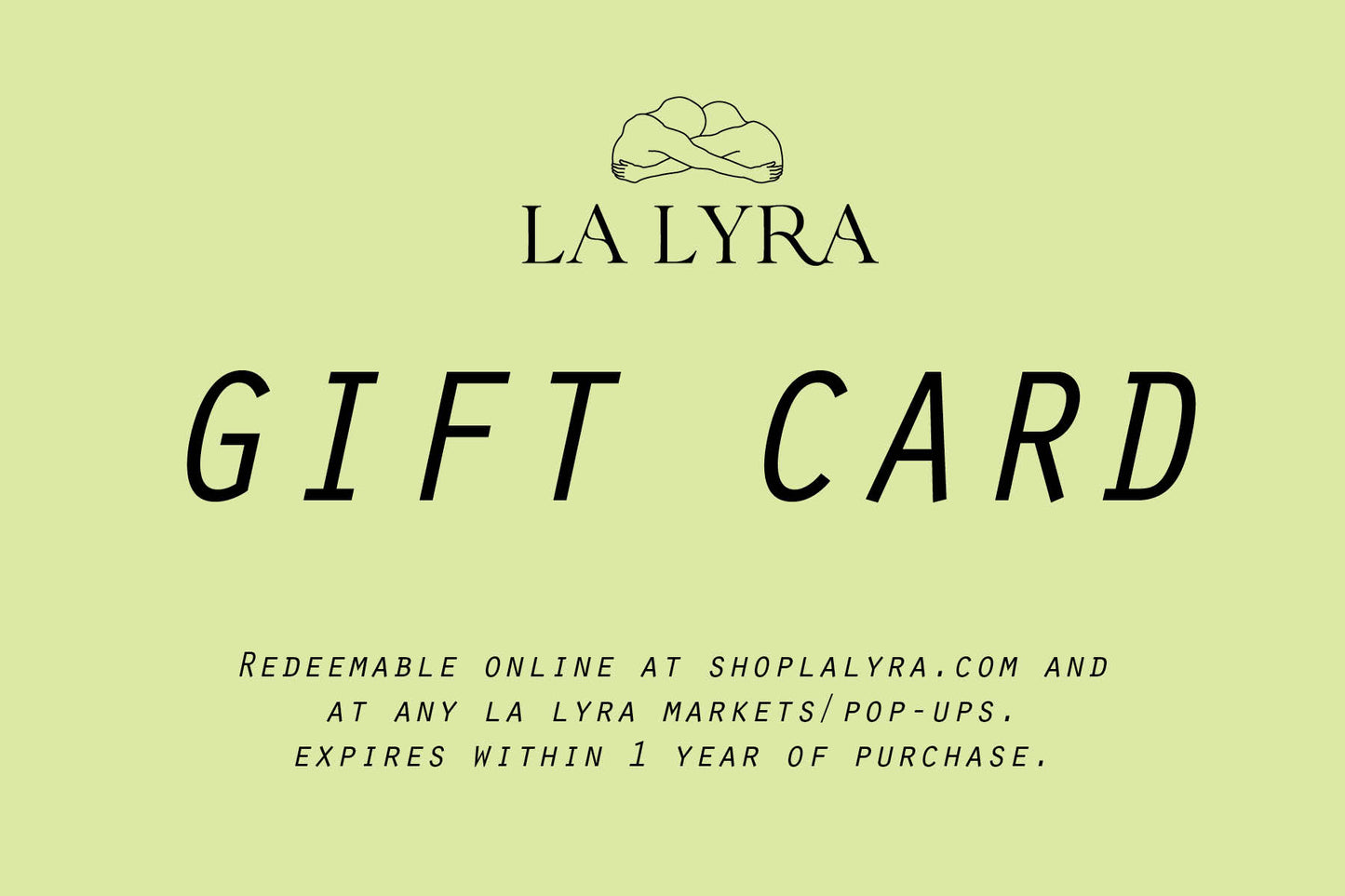La Lyra Gift Card
